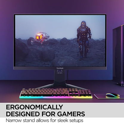 ViewSonic XG275D-4K 27 Inch 4K UHD Gaming Monitor with Switchable Refresh Rate Up to 320Hz, 0.5ms Response Time, AMD FreeSync Premium, Advanced Ergonomics, HDMI, DisplayPort, and 65W USB-C