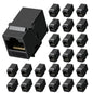 NataLink Cat6 RJ45 Keystone Coupler 25-Pack, Ethernet Coupler Female to Female, Ethernet Cable Extender UTP Inline Cat6 Keystone Jacks for Wall Plates & Patch Panels – Blue