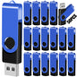 4GB 50-Pack USB Flash Drives Bulk EASTBULL USB 2.0 Thumb Drive,Blue