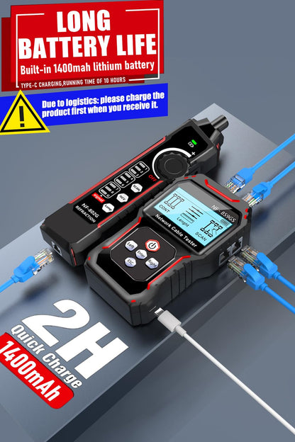 NF-8209S Network Cable Tester,Ethernet Toner for POE/Cat5/Cat7/Cat6a/Cat6