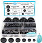 53PCS Rubber Grommets for Wiring, Rubber Grommet Kit in 6 Assorted Drill Hole Sizes 5/8" 13/16" 7/8" 1" 1-3/16" 1-1/2", Two-Sided Rubber Hole Plug for Protecting Wires