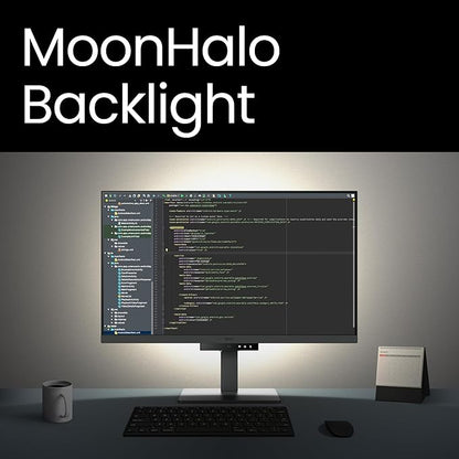 BenQ RD320U 32” 4K 3840x2160 Programming Monitor with 2000:1 Contrast Ratio, Nano Matte Panel, Backlight, 90W USB-C, Coding Modes, Night Hours Protection, Ergonomic Design, and Eye-Care Technology