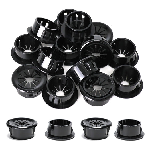 BOPOREAE Cable Grommet, Snap Bushing 3/4" (19 mm) Mounting Diameter