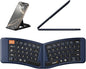 ProtoArc Ergonomic Foldable Keyboard, XK03 Split Folding Travel Bluetooth Keyboard, Ultra Slim, Portable for iPad, iPhone, Tablet, Laptop, PC - Dark Blue