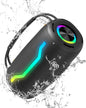 PUREMIC Portable Bluetooth Speaker with Light, Waterproof Karaoke Machine for Adults & Kids, Loud Sound and Deep Bass, Up to 8H Playtime, Support Bluetooth/AUX/USB for Home, Party, Outdoor and Travel