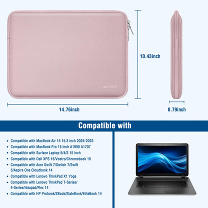MOSISO Laptop Case 15 inch, 15 inch Laptop Sleeve with Small Case