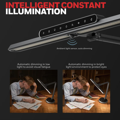 Honeywell H9 Sunturalux LED Dimmable Desk Lamp with Motion-Sensing