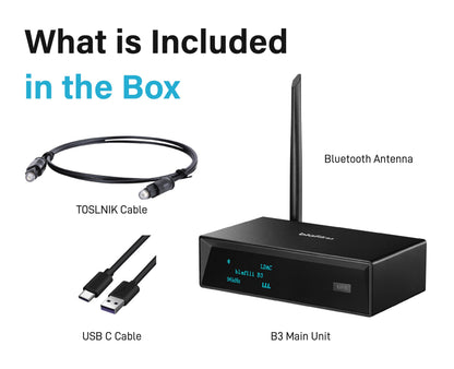 blafili B3 Professional XLR Bluetooth 5.1 Audio Receiver, LDAC & aptX HD