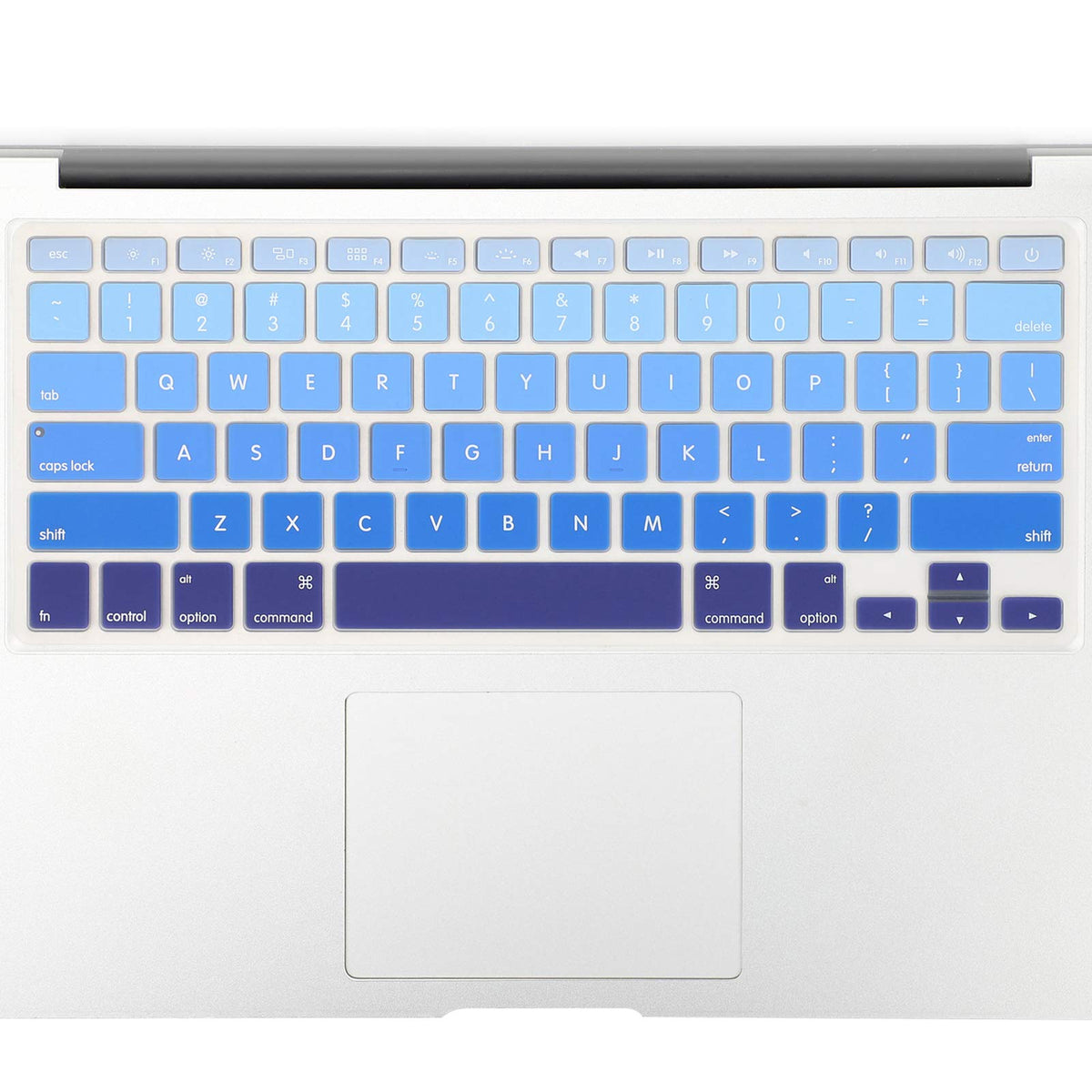Allinside Green Ombre Keyboard Cover Skin for MacBook Pro 13" 15" 17" (2015 or Older Version), MacBook Air 13" A1369/A1466, Older iMac Wireless Keyboard MC184LL/B
