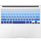 Allinside Green Ombre Keyboard Cover Skin for MacBook Pro 13" 15" 17" (2015 or Older Version), MacBook Air 13" A1369/A1466, Older iMac Wireless Keyboard MC184LL/B