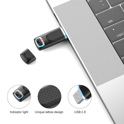 TOPESEL 64GB Flash Drive 5 Pack, USB 2.0 Thumb Drives High Speed Memory Stick Jump Drive Zip Drive for Data Storage and Backup (Five Mixed Colors: Red Blue Cyan Orange Green)