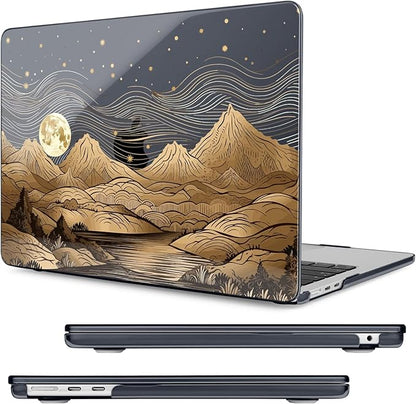 Compatible with MacBook Air 15 inch Case, M4 A3241/M3 A3114/M2 A2941 (Released 2025 to 2023), Hard Shell, Keyboard Cover, Screen Protector, Webcam Cover & Type-C Adapter, Mount