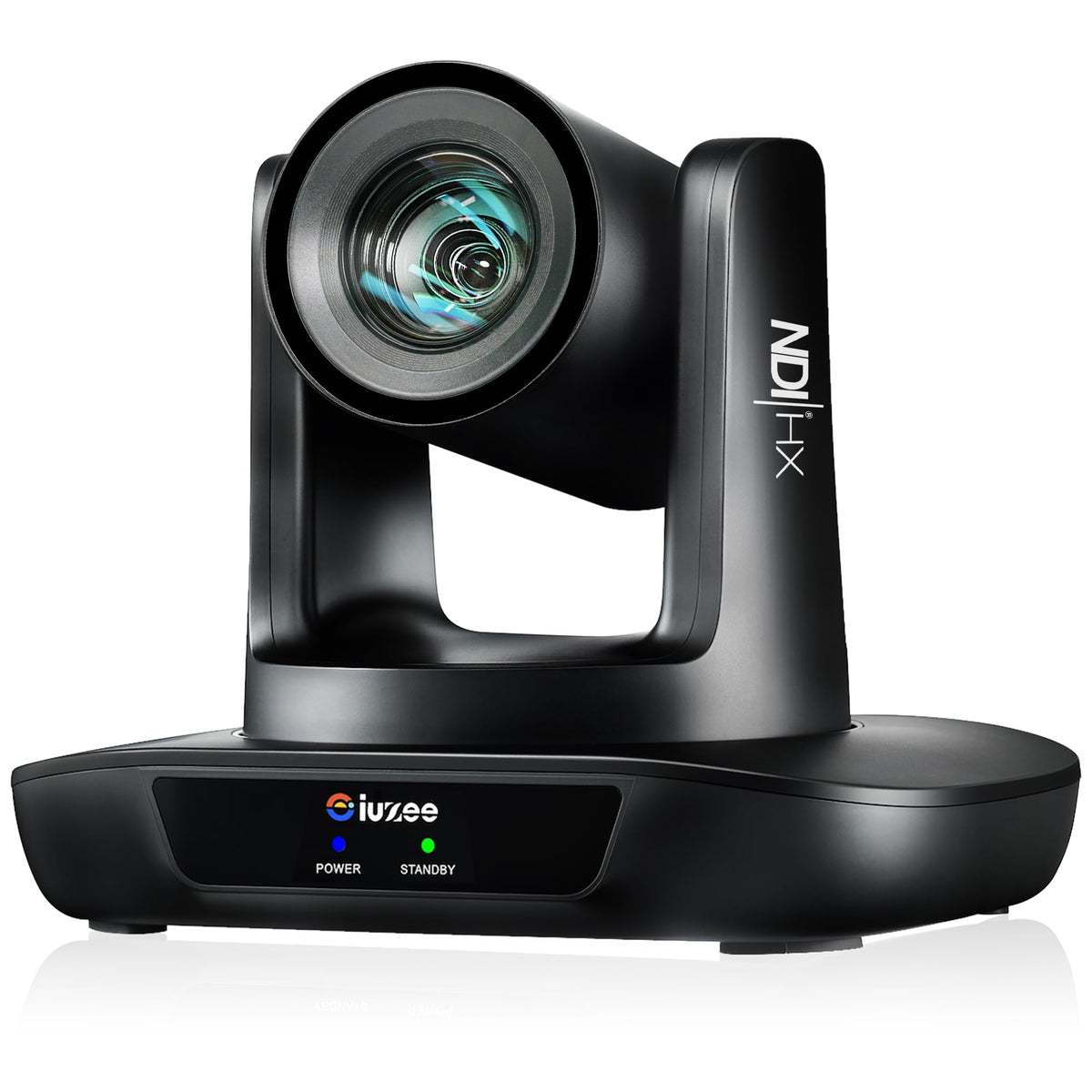 iuZee 4K UHD PTZ Camera AI-Auto Tracking, 20X Optical Zoom, USB3.0/HDMI/LAN PoE, IP Live Streaming, PTZ Conference Room Camera for Church Services Education Conference Events, Work with YouTube OBS