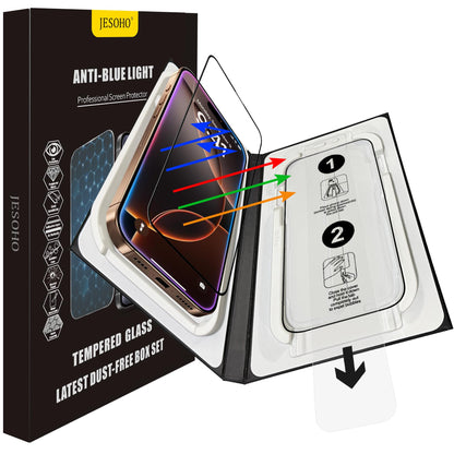JESOHO Blue Light Blocking Screen Protector for iPhone 16 Pro Max 6.9 "