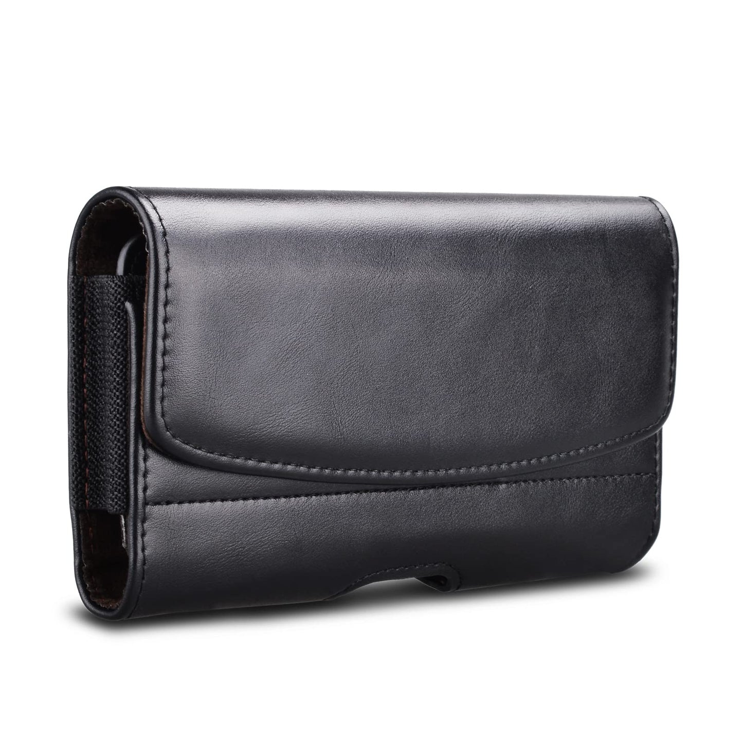 Tiflook Phone Holster for Samsung Galaxy S26 Ultra S25 FE S24 S23 S22 S21 S20 A37 5G A17 A36 A16 A55 A35 A15 A26 A56 Note 20 10 PU Leather Cell Phone Pouch with Belt Clip Loop Card Holder,Black