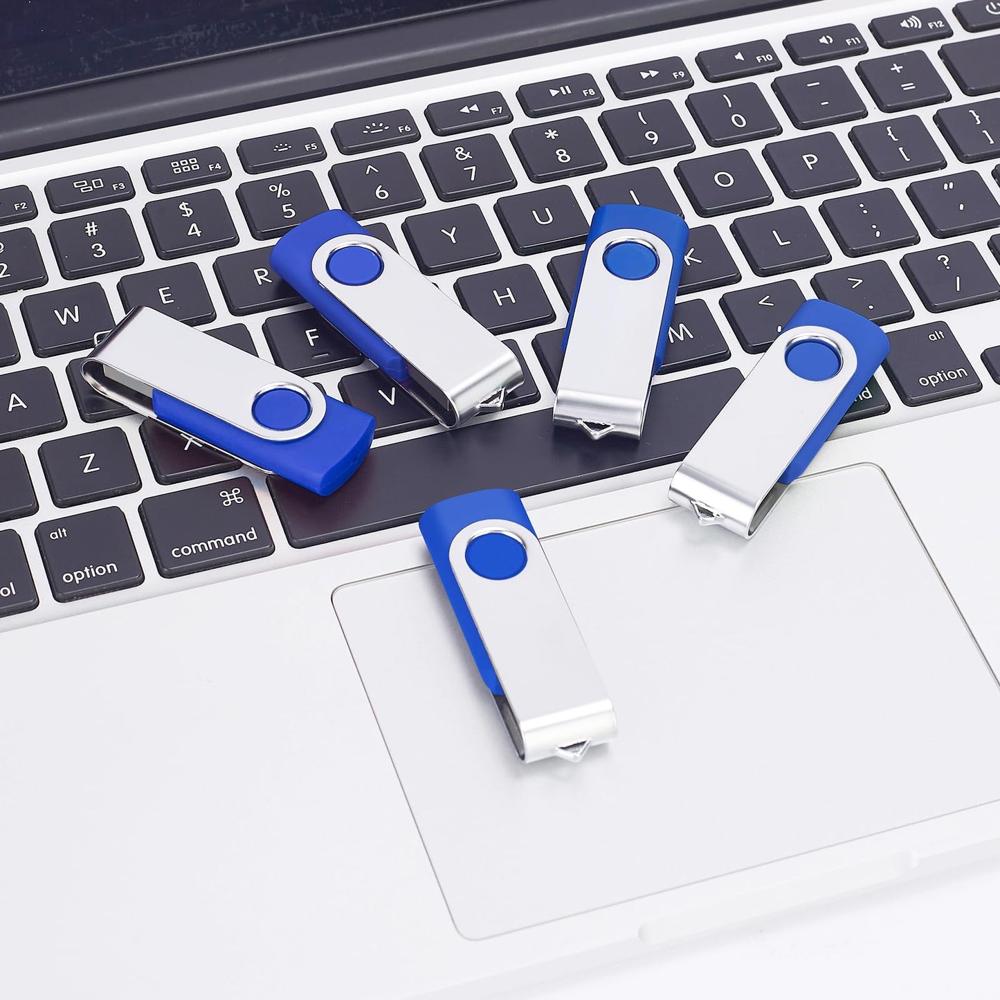 100-Pack of 1GB USB Flash Drive Bulk EASTBULL FAT32 Thumb Drive Pack (Blue)