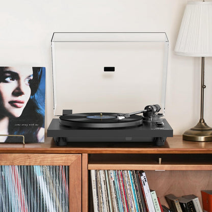 Retrolife Record Player Wireless Output Turntables AT-3600L Cartridge Black