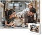 Custom Puzzle from Photos - Personalized 1000/500/300/200/120 Piece Jigsaw Puzzle for Adults & Kids, Unique Wooden Gift for Christmas, Wedding, Anniversary, Birthday