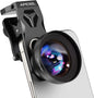 Upgraded Professional Macro Lens for Smartphone, HB100U Macro Photography Lens for iPhone, Aluminum Phone Camera Lens Kit with Universal Clip. Phone Lens Attachment Fit for iPhone, Android Phone.
