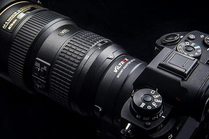 VILTROX NF-E1 Auto Focus AF Electronic Lens Mount Adapter with Aperture Control, EXIF Transmitting, VR for Nikon F Lens to Sony E Mount Camera A9 A7RIII A7RII A7III A7II A7 A7S A6500 A6300 A6400