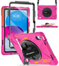 BRAECN for iPad (A16) 11th/10th Generation case 11/10.9 inch 2025/2022 Heavy Duty Shockproof Protective with Pencil Holder Screen Protector 360°Rotating Stand Handle & Shoulder Strap Full Body Cover
