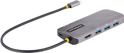StarTech.com USB-C Docking Station for MacBook Pro M1 M2 M3 M4 and Windows, 4K 60Hz HDMI Video, HDR10, USB 5Gbps Hub, 100W Laptop Charging, GbE