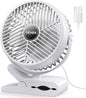 GEHEN Small Clip on Fan, 3-Speed Fan with Strong Airflow, USB-Powered Clip & Desk Fan with Sturdy Clamp, Ultra Quiet for Office Dorm Bedroom Stroller