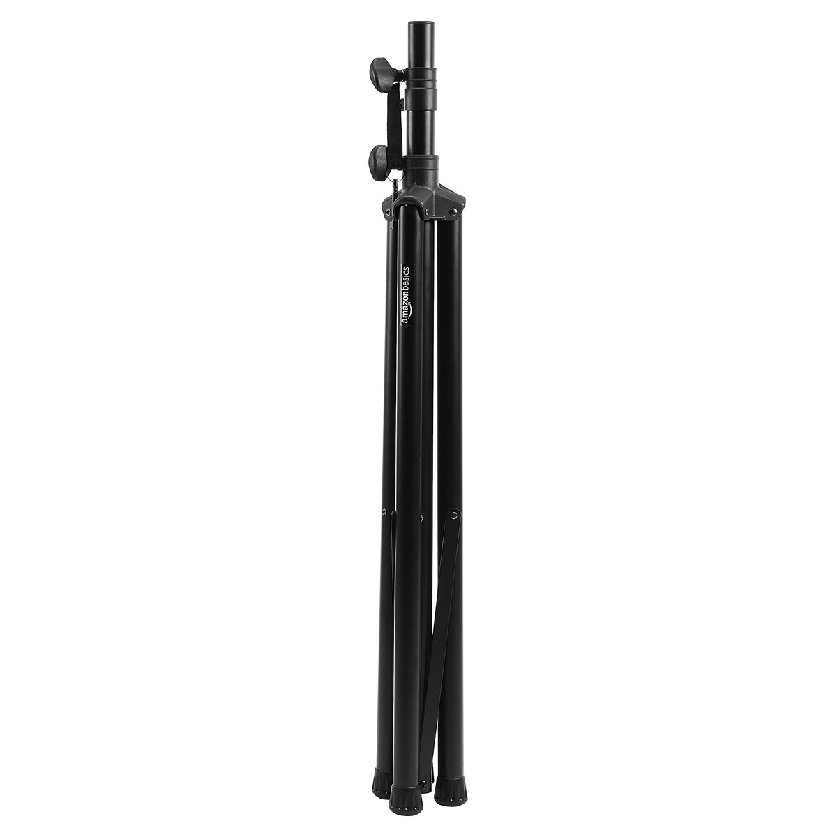 Adjustable Height Tripod Speaker Stand, Sturdy Steel, Holds up to 99.2 lbs, 52" to 73", Black