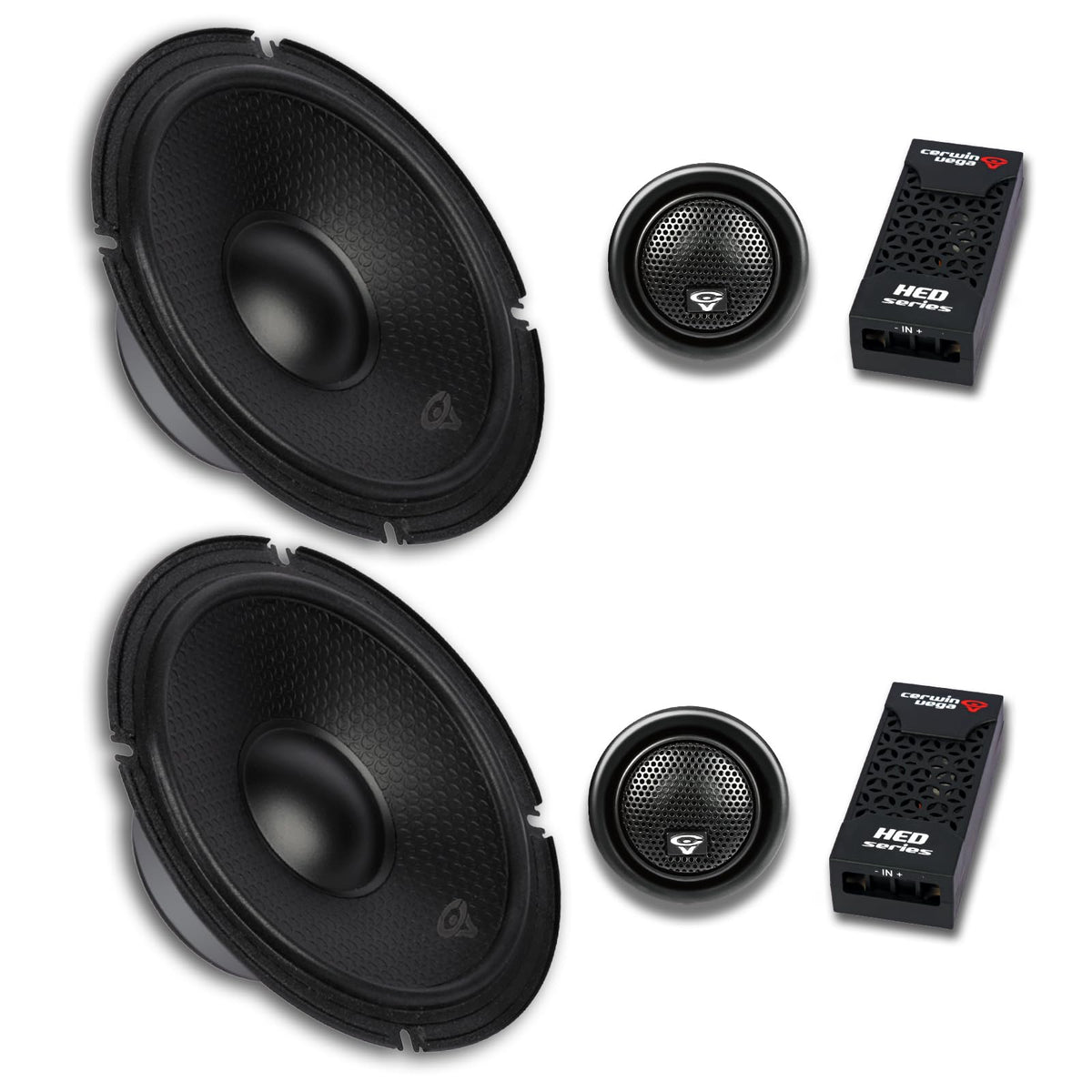CERWIN-Vega! H693 6"× 9" 3-Way 150W 4Ω Coaxial Full Range Speaker Set(Pair)