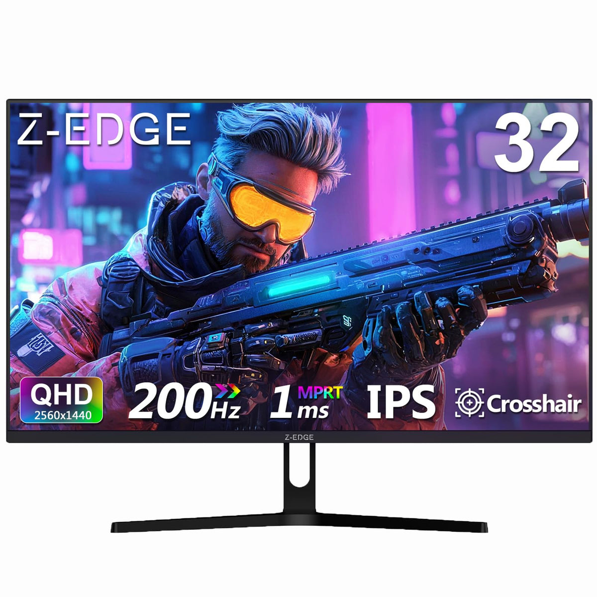Z-Edge 27 inch Curved Gaming Monitor, 1080P, 300Hz/240Hz Computer Screen