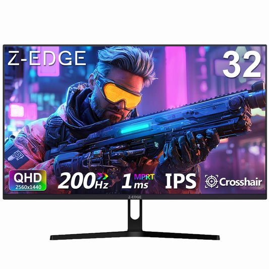 Z-Edge 27 inch Curved Gaming Monitor, 1080P, 300Hz/240Hz Computer Screen