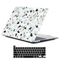 LanBaiLan Compatible for MacBook Pro 13 inch with Touch Bar 2022 2020 2019 2018 2017 2016 Release M1 M2 A2338 A2289 A2251 A2159 A1989 A1706 A1708, Laptop Hard Case & Keyboard Cover, Aesthetic Flower