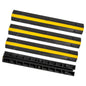 CXRCY Cable Ramp 3 Pack 2 Channel 11000lbs axle Capacity Floor Cord Cable Protector, Rubber Speed Bumps Hose Protector Ramps for Wire/Hose/Pipe Hider Driveway &Outdoor 40x10x2 inch(L x W x H)
