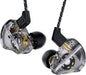 CCZ DC01 Pro in Ear Monitor Headphones, iems for Gaming, Professional Gaming Earbuds Super Bass Wired Earphones with 1DD, Patent Ear fins, Ear tips, for Singers Musicians Podcaster (black without mic)