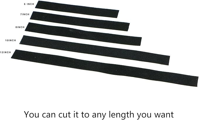 Reusable Fastening Tape Cable Ties 3/4 Inch Double Side Hook Roll (5 Yard, Red)