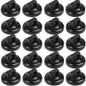 CANAANIN Magnet Zip Tie Mount Clips Magnetic Zip Ties Mount Base Holder Strong Wire Cable Holder Mount Wire Clips Management for Home Office Marine Electrical Wiring (D19 20 Pcs)