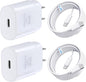Phone 15 16 Charger, 30W Super Fast Charging, USB C Block Type C Cable Cord 6.6ft for iPhone iPhone 16,16 Plus,16 Pro,16 Pro Max, iPhone15, iPad Pro 12.9/11, Samsung Galaxy S24,S23-2Pack