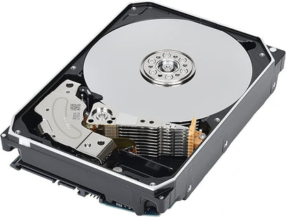 Toshiba N300 16TB NAS 3.5-Inch Internal Hard Drive - CMR SATA 6 GB/s 7200 RPM 512 MB Cache - HDWG51GXZSTA