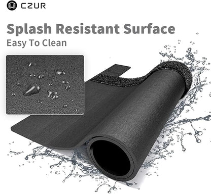 CZUR Assistive Cover 13.14-inch with Adjustable Hook&Loop Splash Resistant,PVC Material Cover for CZUR Book Scanner, Office&Home-Black
