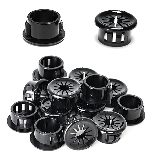 BOPOREAE Cable Grommet, Snap Bushing 5/8" (16 mm) Mounting Diameter
