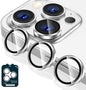 Tensea Camera Lens Protector Compatible for iPhone 16 Pro Max/16 Pro/14 Pro Max/14 Pro, Metal Aluminum Alloy Tempered Glass Cover Camera Screen Protector Accessories, Case Friendly