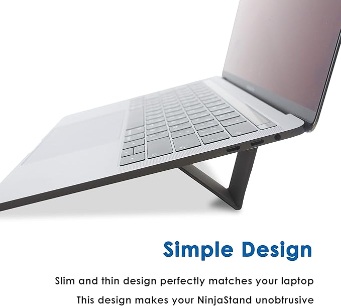 NinjaStand - Super Light/Thin/Portable Laptop Stand for 13" ~ 16" Laptops