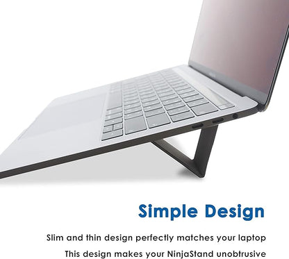 NinjaStand - Super Light/Thin/Portable Laptop Stand for 13" ~ 16" Laptops