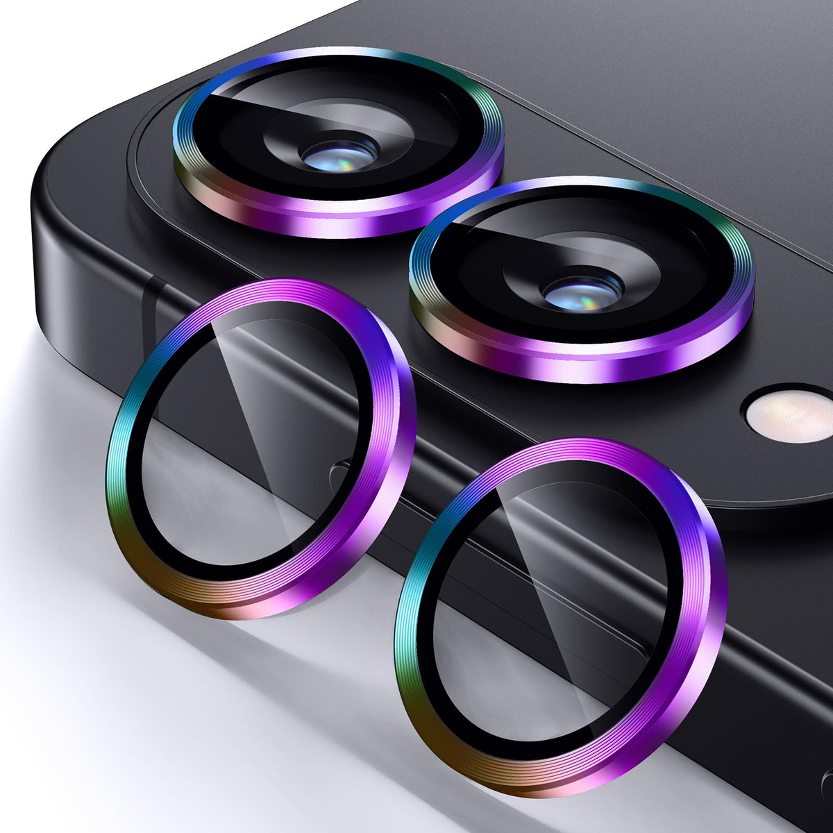 Korecase Galaxy S25 Ultra Camera Lens Protector, Black