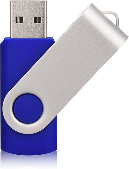 10 Pack 8GB USB Flah Drive USB 2.0 USB Thumb Drives-Blue