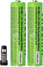 2 Pack NI-MH AAA Rechargeable Battery for Panasonic, 1.2V 1100mah AAA Rechargeable Batteries for Panasonic Cordless Phones Handset, Remote Controls, Electronics