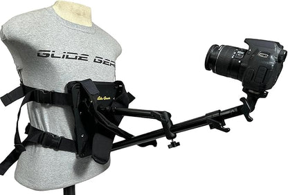 Glide Gear SNC 100 Snorricam Rig – for DSLR, Smartphone – Chest Mount, 3ft Arm, 3.3lb Payload, Lightweight Aluminum Harness