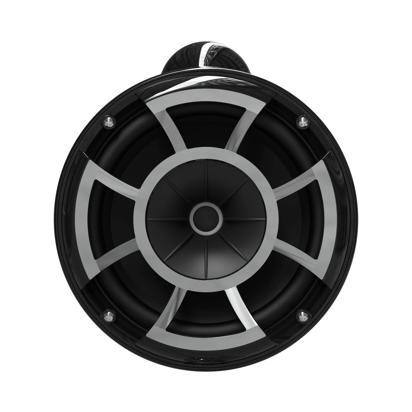 wet sounds Rev 8 Black V2 Revolution Series 8" Black Tower Speakers w/Swivel Clamp Base Mount