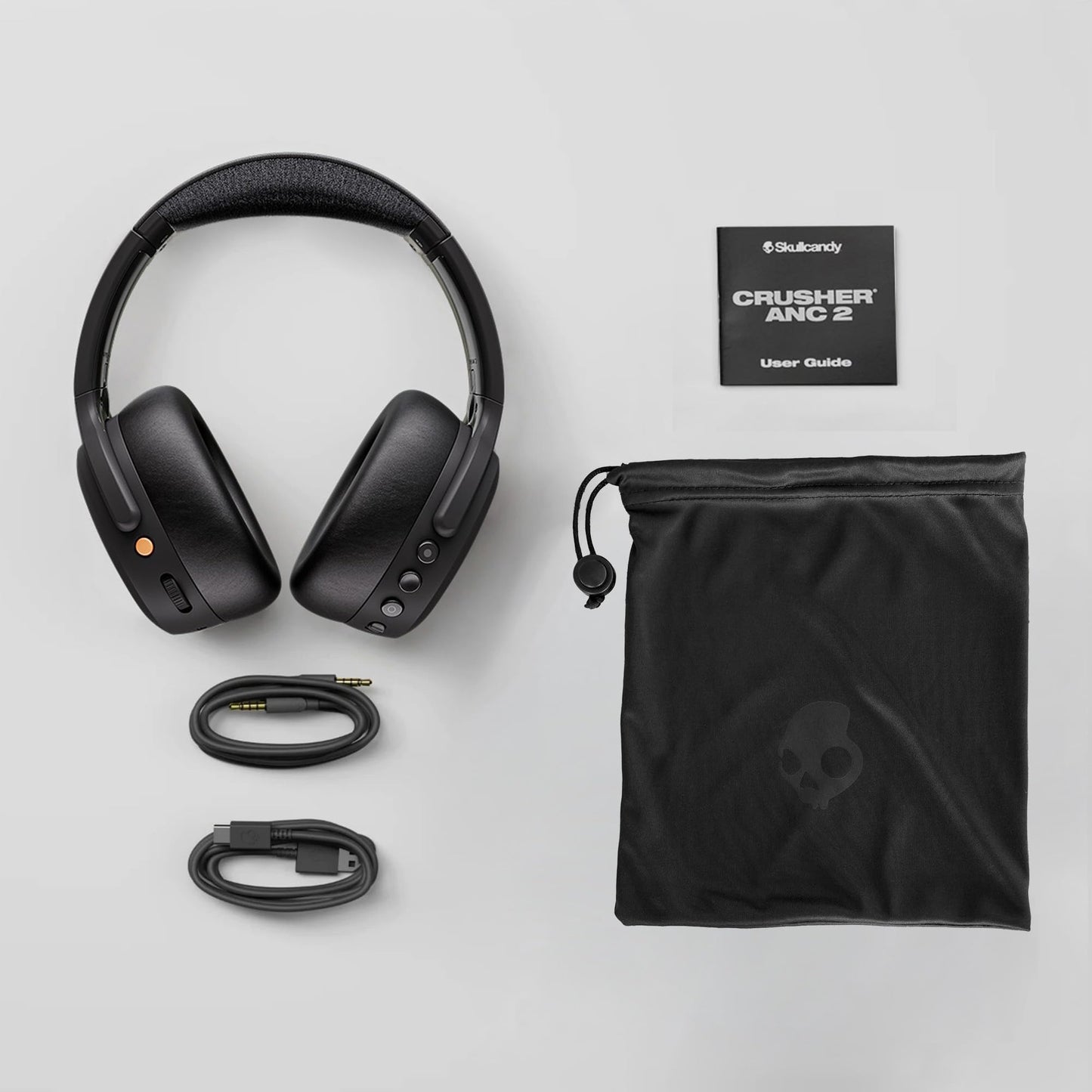Skullcandy Crusher ANC 2 Noise Cancelling Wireless Headphones - Asphalt