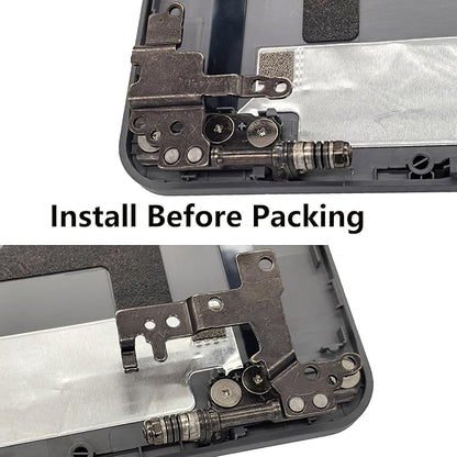 Replacement LCD Cover Back With Hings Front Bezel With Hinges Cap for Lenovo Ideapad 1-15ADA7 82R1, 1 15AMN7 82VG, 1 15ALC7 82R4 Series Laptop Rear Case Top Lid 5CB1M48453 5CB1F36621 5CB1F36618